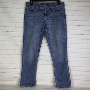 Tommy Hilfiger Womens Sz 4 Crop Blue Denim Jeans